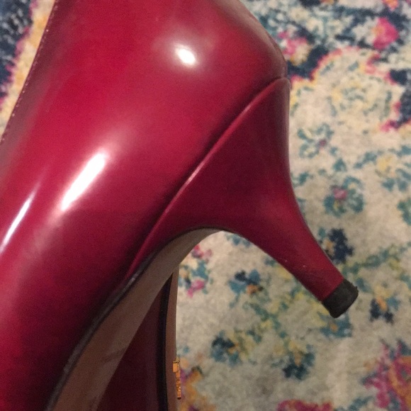 Prada red ombré kitten heels 38.5 - Picture 5 of 5